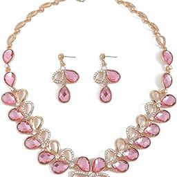 Latest Stylish Design Fancy Wedding Necklace Jewellery Set for Women (16118s)-image-79