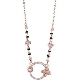 Elegant Mangalsutra Inspired Necklace – Modern Ethnic Jewelry for Women-13