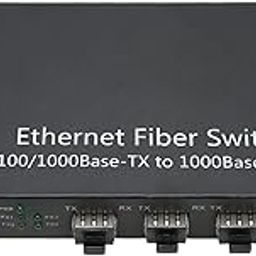 SFP Ethernet Fiber Optic Switch, 1000m Ethernet Fiber Optic Transceiver, 4 Optical Ports 2 Electrical Ports, 120km Transmission, with LED Indicator, Supports 9k Bytes Jumbo Frames-image-60