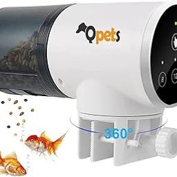 Qpets 3 Way Automatic Fish Feeder, Timer Turtle Food Fish Tank Accessories For Marine Aquariums Pond(Not Including Battery)(Plastic), 16.1 Cm X 11.7 Cm X 8.4 Cm-6