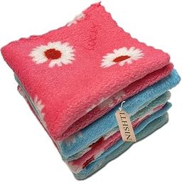 Nishti Chic Cutting Border Face Handkerchief for Women | Flower Printed Hanky| Face Towel | Multicolor Rumal | Set of 6-image-35