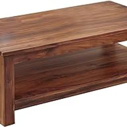 VeLivings Solid Sheesham Wood Center Coffee Table for Living Room | Wooden Sofa Centre Table for Home & Office | Teapoy Tea Table for Hall (Honey Brown Finish)-image-64