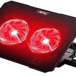 Ant Plus Dracula 20 Laptop Cooling Pad, Laptop Cooler with Mobile Holder 2*1 125mm Quite Fans at 1000 RPM, Fan Speed Controller 5 Height Adjustable Angle 2 USB Ports Compatible for Laptop up to 15.6”-image-23