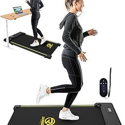 RIGID FITNESS Under Desk Walking Treadmill, Portable Lightweight 33lb with Remote Control, Space Saving with Easy Setup, Running Machine for Home and Office, Max Weight 120KG,-image-83