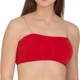 Strapless Tube Bra - Removable Medium Pads - Beginners Bra - Cotton Rich Fabric - Seamless - Wirefree Bra-image-69