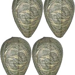 ARTISOUL® 4Pcs Paper Bee Nest Decoy Hanging Mini Size for Outdoor Yellow Jackets Home Green | Yard, Garden & Outdoor Living | Gardening Supplies | Weed & Pest Control | Other Weed & Pest Control-image-53