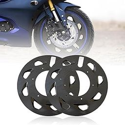 MIKANIX Carbon Finish Wind Design Front/Rear Pro Disc Wheel Cover 17 Inch Fairing Kit Compatible with Yamaha R15 V3, V4 & M-image-2