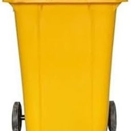 Hygiene Empire Plastic Manual-Lift Garbage Waste Dustbin with Wheel 90L (YELLOW)-image-56