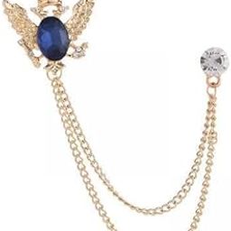 2xMen Chain Brooch Tassel Rhinestone Accessories Badge for Shirts Clothes Coat-image-41