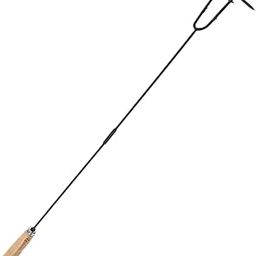CALANDIS™ Dust Removal Hook Wooden Handle Wrought Iron for Fire Pits Fireplace Style B | Fire Starters | Emergency Gear | & Hiking | Outdoor Sports-picture-29