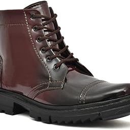 Hiking & Trekking Shoes with Anti-Slip and Extra-Comfortable Sole | Jungle Boots for Men Brown-picture-14