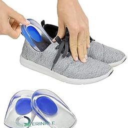 SKKYNS ENTERPRISE Gel Heel cups Silicon Heel Pad for Heel Ankle Pain, Heel Spur Shoe Support Pad for Men and Women Shock Cushion Pad for Heels Cushion Heel(BLUE)-image-53