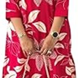 Women's Rayon Viscose A-Line Printed Kurta with Pant | Kurta with Palazzo Set | Stylish and Comfortable Kurti with Pants for Women-26