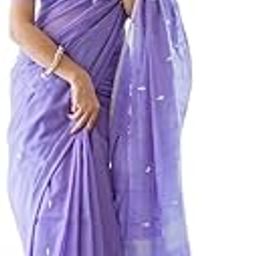 Women's Kanjivaram Soft Cotton Linen Silk Saree With Blouse Piece-picture-20