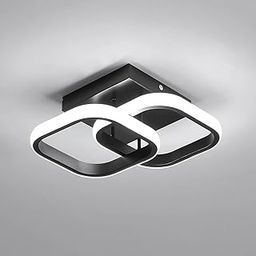 VOORDEEL™ Modern Dimmable LED Ceiling Light | Flush Mount Black Fixture with 3 Color Modes | Adjustable Brightness for Bedroom, Living Room & Dining Room (C-803)-16
