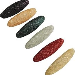 Glitter Saree Pin/Hijab Pin Combo Pack of 6 pcs for Women/Girls - Assorted Multi Color-image-4