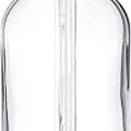 nsb herbals 100 ML Clear/Transparent Round Empty Glass Bottle/Glass Dropper/Silver Colour Ring/Silicon White Teat, Refillable, For Essential Oils, Perfumes (Pack Of 1)-1