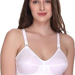 Women Bee-Heart Cotton Non-Padded Non-Wired Full Coverage Daily Use Regular Bra-image-39