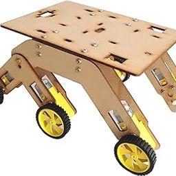 Kit4Curious 6 Wheel Drive Robotic Chassis for DIY Robotics Project Moon Rover Smart Robot Car-27