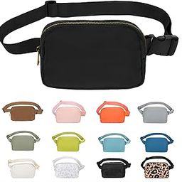 VOROLO Fanny Pack For Women And Men Crossbody Bag Belt Bag with Adjustable Strap Easter Gifts, Black, One Size, 1 Pack Fanny Pack-image-80