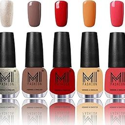 MI Fashion�Nail Polish Shades- Ginger Rust,Dark Nude,Rouge Red and many more-image-19