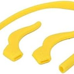 Bhavya Optic Soft Anti Slip Durable Ear Hook Lock Tip Holder and Silicone Eyewear Glasses Neck Retainers For Eyeglass, Sunglasses, Spectacle, Head Safety Strap Cord Holder Yellow 1 Pair-image-96