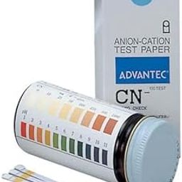 Advantec 07030100 Test Strips, Cyanogen Check (Cyanide Cn-), 0 to 1000 ppm; 100 Strips/Pk-picture-23