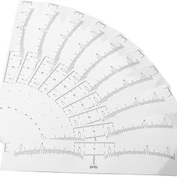 TTS Eyebrow Sticker Ruler 10 pcs Sticker Eyebrow Adhesive Sticker Ruler-image-20