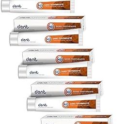 Dent Gano Toothpaste with Ganoderma Extract, 100g Each, Pack of 5-2