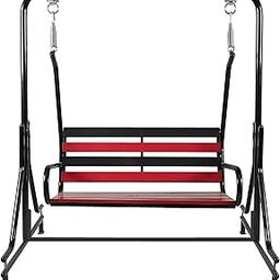 Kaushalendra Metal 2-Seater Indoor Swings with Stand - 300 kg Capacity, 48 x 58 x 66 inch, Black-image-83