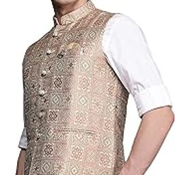 Sleeveless Nehru Jacket for Men-9