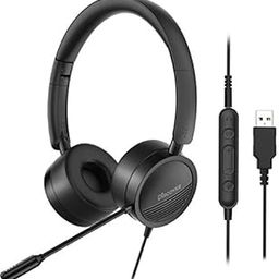 Discover D312U Dual Speaker Headset with USB and 3.5mm Connection- Compatible with Softphone Applications and Cell Phones with a 3.5mm Port-15