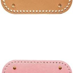 CLUB BOLLYWOOD LICHTS®2 Leather DIY Bag Bottom Mat Pads Insert Base Replacements for Purses Making|Clothing, Shoes & Accessories | Womens Handbags & Bags | Handbag Accessories|1 Piece Brown Bottom-image-79