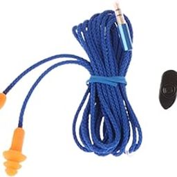 Earplug Earphone Sound Blocking Ear Plug for Kids and Adults Sports Sleeping blue 120cm-30