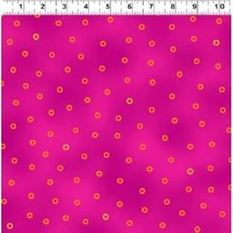 1 Yard Violet Basic Circles by Laurel Burch 100% Cotton Quilt Fabric Y1123-45M-image-6