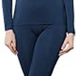 Women's Ultra Soft Thermal Underwear Long Johns Set Base Layer Top & Bottom with Fleece Lined Winter-24