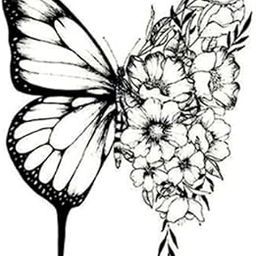Simply Inked Butterfly Semi Permanent Tattoo Designs (Butterfly & Sunflower Tattoo)-picture-40
