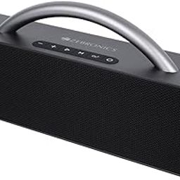 ZEBRONICS Rocket 200 Portable Wireless Speaker with 20W Bluetooth 5.1, FM, USB, AUX, Deep Bass,Media & TWS, Microphone Input, Karaoke,Dual 5.08cm Drives,Call Function(Black)-image-52