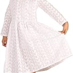 Girls' Cotton White Ethnic Dress - Classic Ethnic Attire for Timeless Style and Cultural Celebrations and Independence Day | Pure Cotton Lukhnowi Chikankari Anarkali Ethnic Dress-picture-30