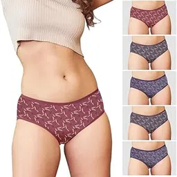 kalyani 58000 Super Comfy Cotton Hipster Panties (Briefs) for Women | Pack of 6-picture-21