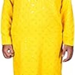 Men Yellow Colour Kurta Pajaama-image-73