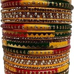 MUZAFFARPUR FAMOUS LAH-LAC LAHTHI (BANGLE) MULTICOLOUR SET (N38) FOR WOMEN'S PACK OF-10-image-26