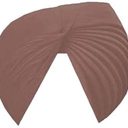 Light Full Voile Traditional Sikh/Punjab/Sardar Turban Pagri or Pagg Cloth Dastar Moorni/Madhurani Pagg for Mens & Boys,6.25 Meter with Silai,Light Brown-image-78