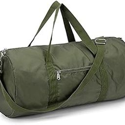 Men's & Women's Polyurethane Foldable Duffel Bag with Inner Pocket (18-20-22-24-26", Green)-image-10
