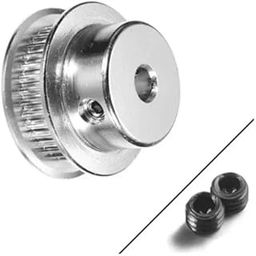 Robocraze GT2-6mm Belt Width 36 Teeth 6.35mm Bore Timing Pulley-0