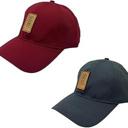 the tie hub Soft Cotton Adjustable Unisex Cap for Men and Women Freesize Baseball Caps (Pack of 2)-picture-7