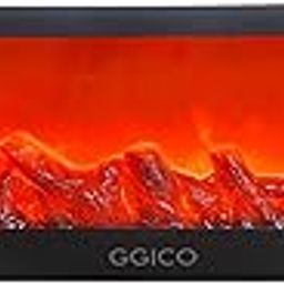 GGICO USB Operated Portable Tabletop Artificial LED Fireplace with Realistic Log Wood Burning Flame Simulation Effect for Decoration (Style 27)-image-51