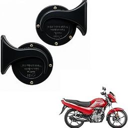 Premium Dual Wind Tone Horn for SUPER SPLENDOR XTEC & Other Bikes & Cars | Loud Sound | 12V Electric Horn Set-image-91