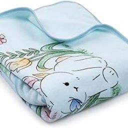 Mee Mee Hooded Baby Bath Towel for New Born | Wash Cloth, Quick Absorbent, Can be Used for Baby Swaddling, Extra Soft Cotton Towels for Kids/Toddlers/Infants/Babies, Pack of 1, (Blue Flowers) 80X80 CM-image-99