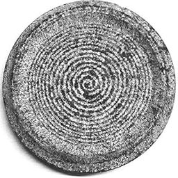 Chandan Turmeric Haldi Grinding Stone Round With:4 inch.Heigth:2Cm Small Size-image-98